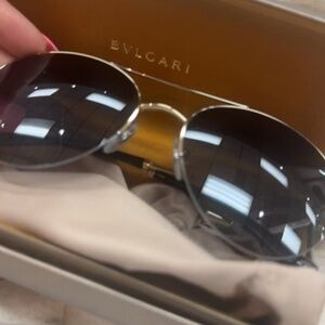bvlgari limited edition aviator sunglasses